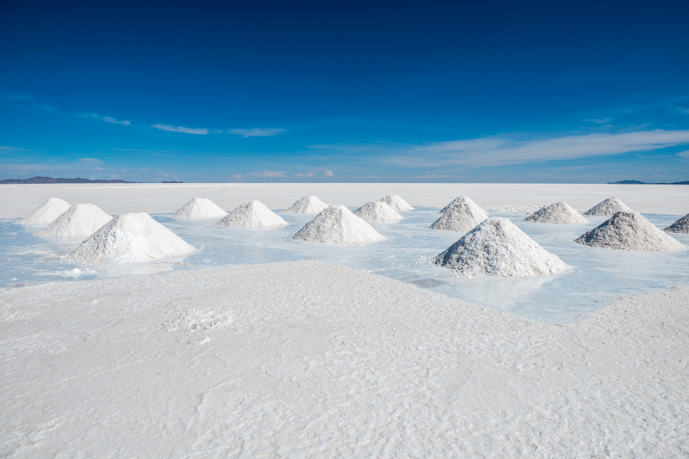 scenery of salar de uyuni in bolivia