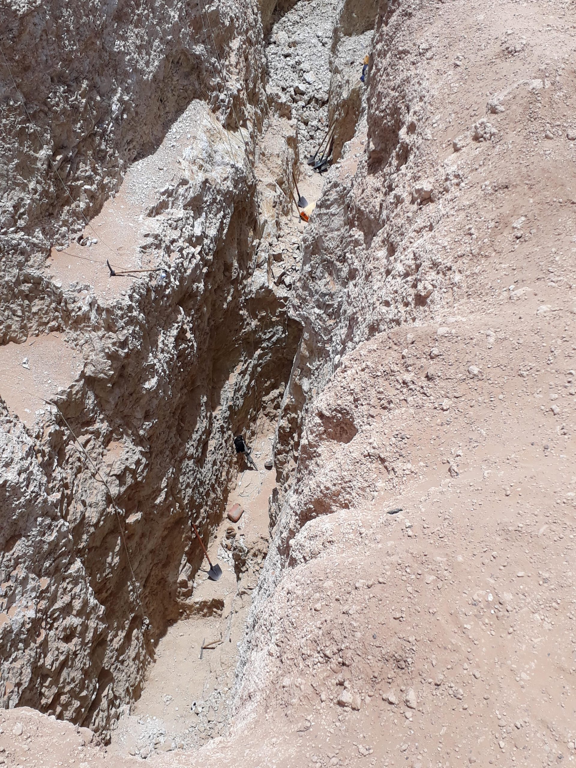 Artisanal gold mine in Mauretania